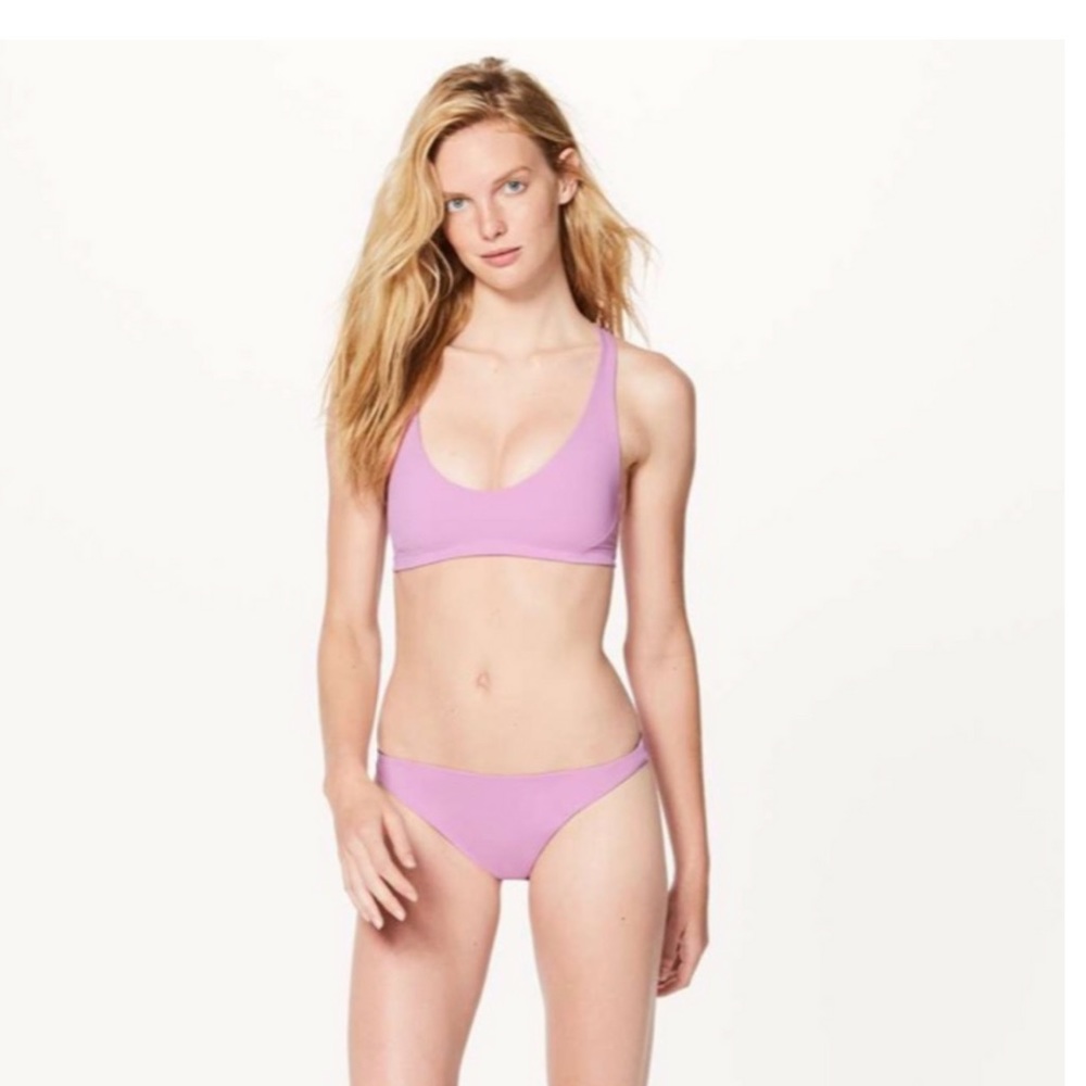 Lululemon Unchartered waters bikini cotton candy candy sz small